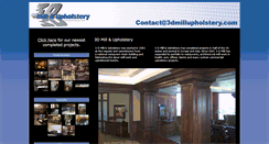 Desktop Screenshot of 3dmillupholstery.com